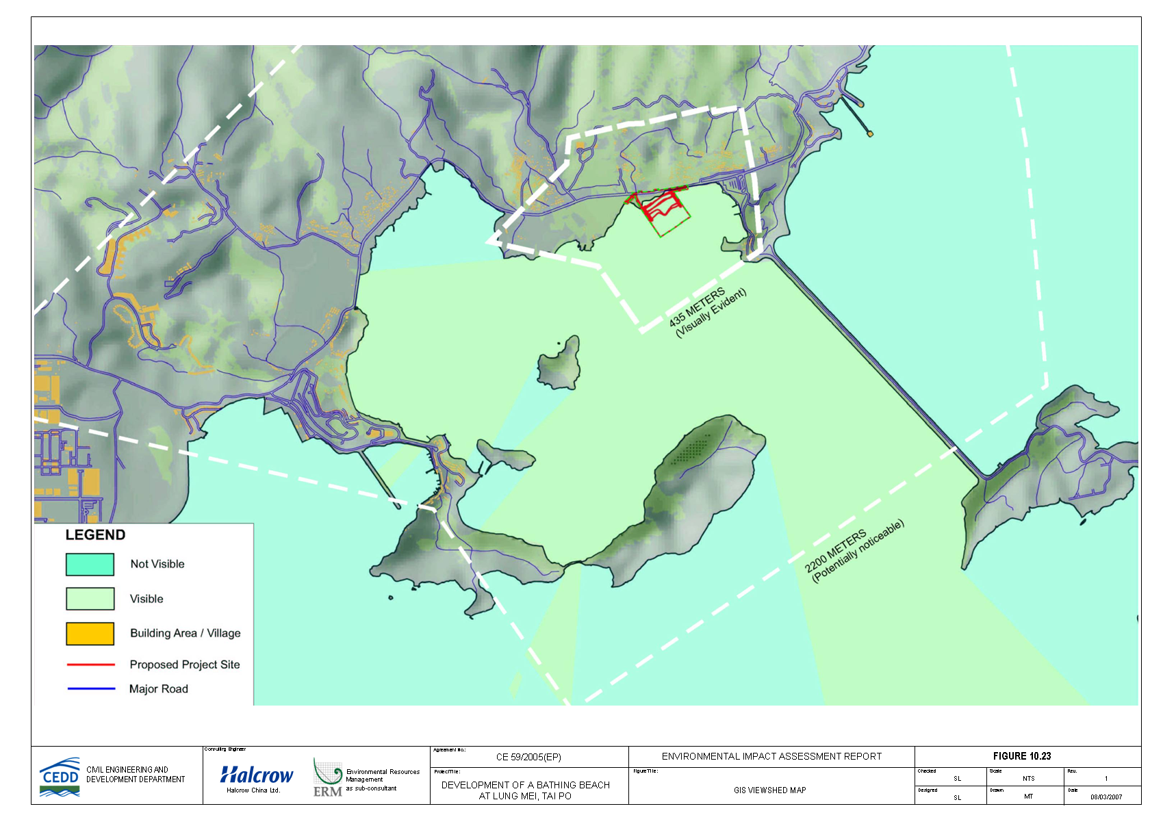 GIS Viewshed Map